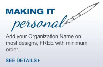 Free Personalization with your group name on most shirts