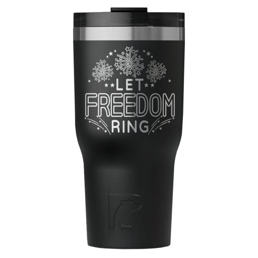 Etched Firework Patriotic Tumbler