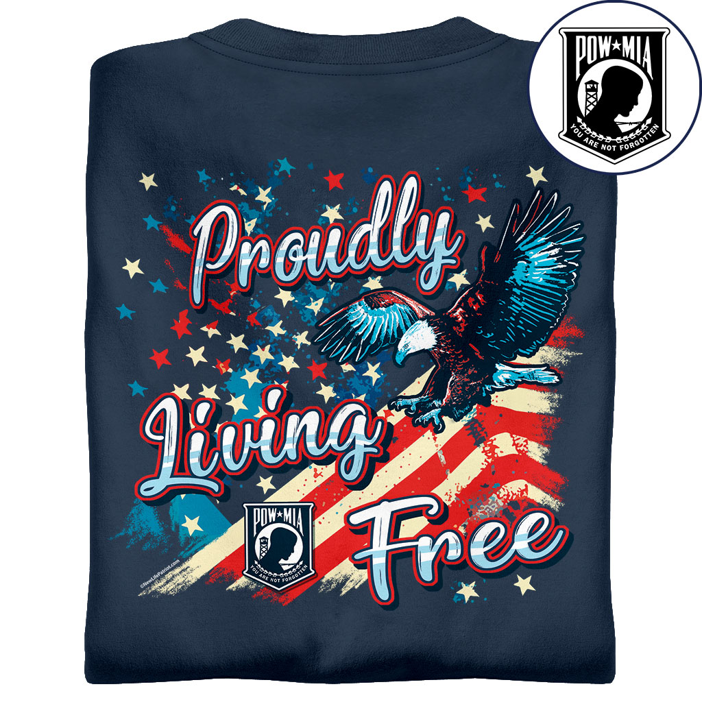 Proudly Living Free - POW/MIA